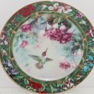 Anna's Hummingbird Collector Plate Lena Liu Bird Treasury Flowers Floral Retired