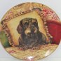 Dachshund Collector Plate Wiener Dog Sweet Dreams Christopher Nick Danbury Mint