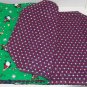 Table Runner Christmas Pengiuns Candy Cane Patriotic Stars Stripes Reversible