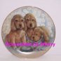 Puppy Pals Time Out Dog Collector Plate Danbury Mint