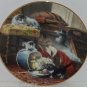Victorian Cat Collector Plate Mischief Hatbox Playing Kittens George Renner Vintage