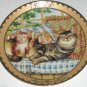 Cat Kitty Collector Plate Sitting Pretty Home is Where the Cat Karen Murray Bradford