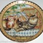 Cat Kitty Collector Plate Sitting Pretty Home is Where the Cat Karen Murray Bradford