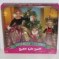 Barbie Kelly Stacie Barbie Doll Holiday Sister Christmas 1998 NRFB Gift Set