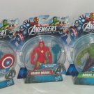 3 Disney Marvel Avengers Captain America Hulk Iron Man Action Figure NIP