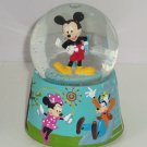 Disney Mickey Mouse Minnie Goofy Musical Snowglobe Snow Spins Music Plays Disney Mickey Mouse Minnie Goofy Musical Snowglobe Snow Spins Music Plays