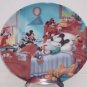 Disney Mickey Mouse Through Years Collector Plate Pluto Vintage Retired Japan