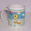 Looney Tunes Tweety Bird Butterflies Collector Mug Cup Vintage Warner Bros