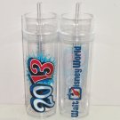 Disney World 2013 Micky Acrylic Travel Tumbler Reusable Straw Cup Theme Parks Disney World 2013 Micky Acrylic Travel Tumbler Reusable Straw Cup Theme Parks