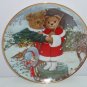Teddy Bear Fur-ever Yours Collector Plate Franklin Mint COA Museum Pat Brooks
