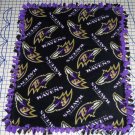 Baltimore Ravens Black Fleece Baby Pet Dog Lap Blanket