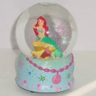 Disney Little Mermaid Ariel Snowglobe Christmas Musical Deck the Halls