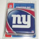 New York Giants Coasters 4 Pack Set NFL Football Drink