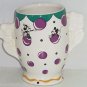 Disney Mickey Minnie Mouse Vase Pfaltzgraff Mickey Co Purple Balloons Rare