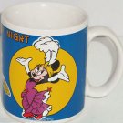 Disney Paris by Night Coffee Mug Minnie Mickey Mouse Donald Duck Goofy Tea Cup