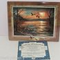 Terry Redlin Tranquil Retreats Plate Collector Hazy Afternoon Sunset Bird Lake