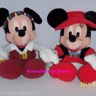 2 Disney Mickey Minnie Mouse Pirates Plush Stuffed Toy 2 Disney Mickey Minnie Mouse Pirates Plush Stuffed Toy