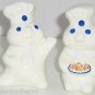 Pillsbury Doughboy Salt Pepper Shakers Poppin Fresh Cookies Ceramic Flour