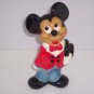 Walt Disney Productions Mickey Mouse Figurine Hand Painted Vintage Retired