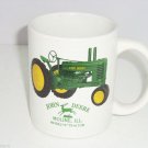 John Deere Coffee Mug Model A Tractor Collector Cup Moline ILL White John Deere Coffee Mug Model A Tractor Collector Cup Moline ILL White