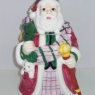 Christmas Santa Claus Cookie Jar Dog Bear Toys Cookies Ceramic Holiday