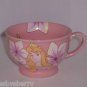 Disney Store Sleeping Beauty Aurora Pink Flowers Butterflies Coffee Mug