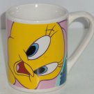 Looney Tunes Tweety Bird Cup Mug Coffee Yellow Pink Blue Gibson Soup Tea
