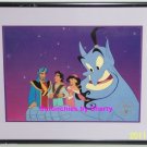 Disney Store Aladdin Lithograph Framed Gold Seal 1996 Genie Jasmine Princess Disney Store Aladdin Lithograph Framed Gold Seal 1996 Genie Jasmine Princess