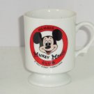 Walt Disney Productions Mickey Mouse Club Coffee Mug Vintage World Disneyland