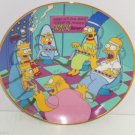 Simpsons Collector Plate Family Therapy Bart Lisa Marge Homer Franklin Mint