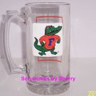 University Florida Gators Glass Beer Mug Stein  NCAA College UF