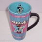 Disney Minnie Mouse Coffee Mug 75 Years Fun Tall Cup Blue Pink Retired