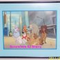 Disney Store Oliver Lithograph Framed Gold Seal Childrens Room Vintage Retired