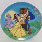 Walt Disney Beauty Beast Belle Princess Plate CollectorTheme Parks Vintage Japan