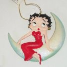 Betty Boop On the Moon Ornament Glitter Christmas Holiday 1996 Kurts Adler Betty Boop On the Moon Ornament Glitter Christmas Holiday 1996 Kurts Adler
