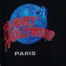 Planet Hollywood Paris T-Shirt France Black Mens Ladies Size Small Exzct 190