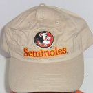 Florida State Seminoles Hat Baseball Cap NCAA College Tan New Florida State Seminoles Hat Baseball Cap NCAA College Tan New