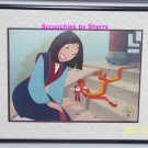 Disney Store Mulan Lithograph Framed Gold Seal Great Children Room Wall Retired