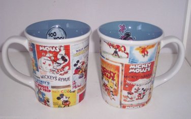 Disney Store Minnie Mickey Nostalgia Coffee Mug Posters New