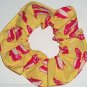Wizard of Oz Fabric Hair Tie Scrunchies Ties Red Slippers Shoes Scrunchies by Sherry