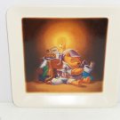 Disney Store Winnie Pooh Christmas Plate Piglet Sleeping Cookies Santa