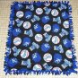 Kansas City Royals Plaid Fleece Baby Pet Dog Blanket MLB Baseball