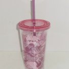 Disney Store Minnie Mouse Pink Acrylic Tumbler Reusable Straw Fast Food Cup NEW Disney Store Minnie Mouse Pink Acrylic Tumbler Reusable Straw Fast Food Cup NEW