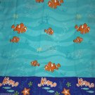 Disney Finding Nemo Twin Sheet Set Flat Fitted Pillow Case Fabric Craft Sewing Disney Finding Nemo Twin Sheet Set Flat Fitted Pillow Case Fabric Craft Sewing