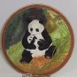 Panda Bear Collector Plate 3D Rock a Bye Vintage Bradford Exchange Will Nelson