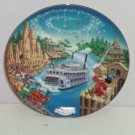 Walt Disney World Collector Plate 25th Anniversary Frontierland Bradford Retired