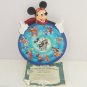 Disney Collector Plate Mickey 75th Anniversay Bradford Mickey Milestones Retired