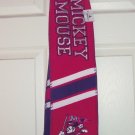 Disney Mickey Mouse Fleece Scarf Hot Pink Purple Theme Parks Rayon Youth New Disney Mickey Mouse Fleece Scarf Hot Pink Purple Theme Parks Rayon Youth New