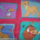 Disney Lion King Simba Twin Flat Sheet Craft Sewing Fabric Vintage