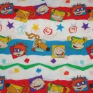 Rug Rats Twin Flat Sheet Craft Sewing Fabric Vintage Nick Jr